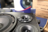 ASB Audio black Super Tweeter installed in a black soundbar, offering high-performance treble for Jeep Wrangler audio systems