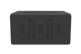 Back view of the JK/JKU & JL/JLU subwoofer tailgate enclosure, showcasing the rear design and structure for secure installation
