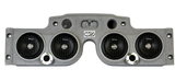 Front view of a grey JK/JKU American SoundBar with speakers and a mesh grill, displayed against a plain background.