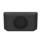 JK/JKU & JL/JLU subwoofer tailgate enclosure without a speaker, displayed on a plain white background, showcasing the durable, weather-resistant design