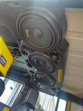 JK/JKU Jeep 10-inch American SoundBar installed inside a Jeep, featuring 4 speakers for enhanced audio performance