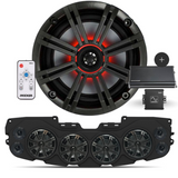 JL/JLU/JT Jeep American SoundBar "KICKER" Kit JL Package American SoundBar Black Kicker 46CXA660.5T CX 5-Channel Wavetech Link 2 Line Output Converter & Link LD