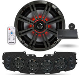 JL/JLU/JT Jeep American SoundBar "KICKER" Kit JL Package American SoundBar Black Kicker 46CXA660.5T CX 5-Channel No High/Low Converter