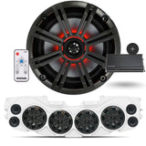 JL/JLU/JT Jeep American SoundBar "KICKER" Kit JL Package American SoundBar White Kicker 46CXA660.5T CX 5-Channel No High/Low Converter