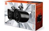 Packaging box for JBL MT8HLB 8-inch Tower X Marine Speakers, featuring product details and branding, shown on a white background
