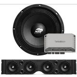 TJ American SoundBar "ASB Audio" Kit TJ Package American SoundBar Black Rockford Fosgate M2 MARINE 750 Watt 5-Channel No Lights