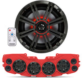 JL/JLU/JT Jeep American SoundBar "KICKER" Kit JL Package American SoundBar Red No Amplifier No High/Low Converter