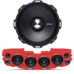 JL/JLU/JT Jeep American SoundBar "Rockford Fosgate" Kit JL Package American SoundBar Red No Amplifier No Lights