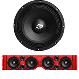 TJ American SoundBar "ASB Audio" Kit TJ Package American SoundBar Red No Amplifier No Lights