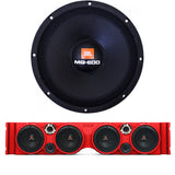 TJ American SoundBar "JBL Power" Kit TJ Package American SoundBar Red No Amplifier No Lights