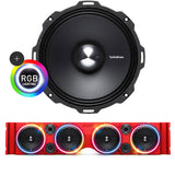 TJ American SoundBar "Rockford Fosgate" Kit TJ Package American SoundBar Red No Amplifier RGB LED 8" Ring Light Kit