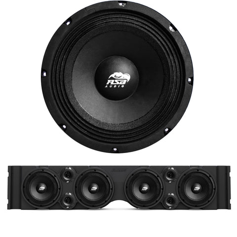 TJ American SoundBar "ASB Audio" Kit TJ Package American SoundBar Black No Amplifier No Lights